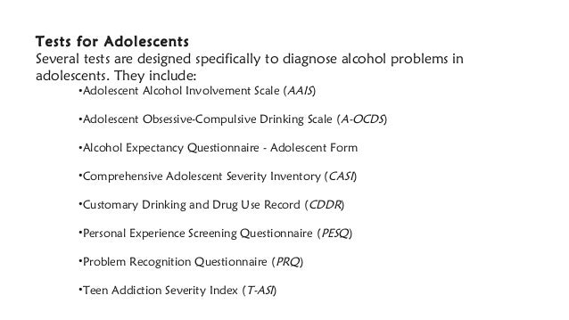teen addiction severity index Teen addiction severity index